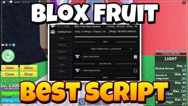 Thumbnail for Blox Fruits Script