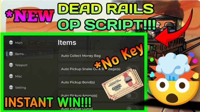 Thumbnail for NEW OP DEADRAILS SCRIPT 💥