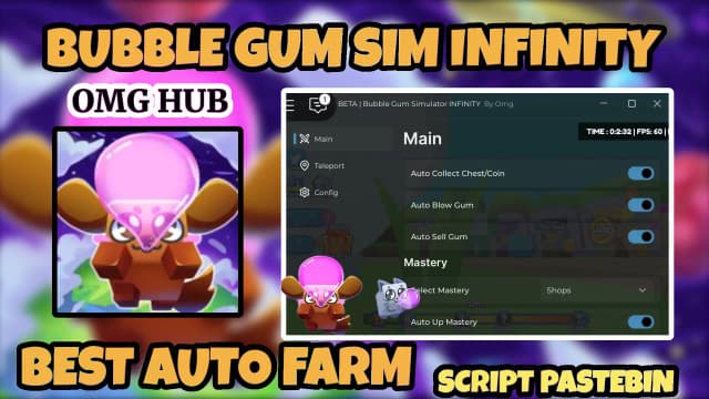 Thumbnail for Script Bubble Gum Sim Infinity