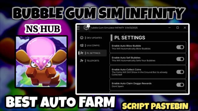 Thumbnail for Script Bubble Gum Sim Infinity
