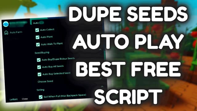 Thumbnail for Grow a Garden Script | Dupe Seeds, Auto Play & More