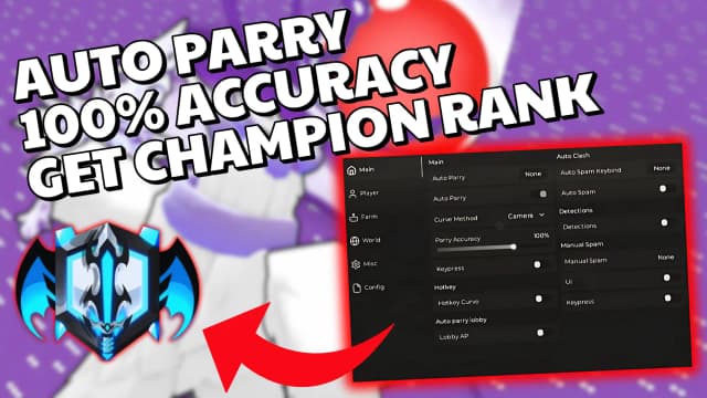 Thumbnail for Blade Ball Script | AUTO PARRY 100% | AUTO SPAM | PC/MOBILE