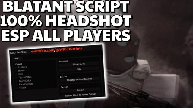 Thumbnail for Counter Blox Script | AIMBOT | SILENT AIM | 100% HS | ESP